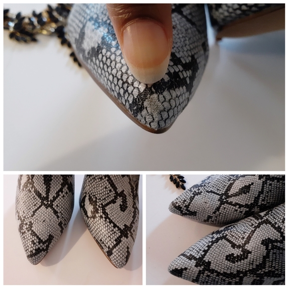 💎NWOB Steve Madden Blue Snake Calf Boots - Picture 4 of 7